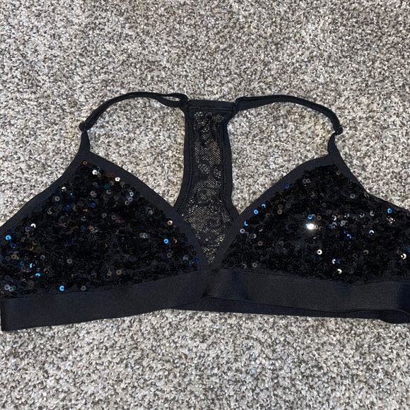 Victoria's Secret Other - Sparkling Black Bralette VSPINK